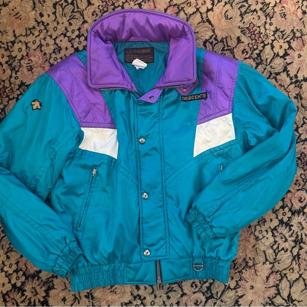 Descente Teal and Purple Jacket